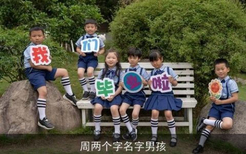 周两个字名字男孩