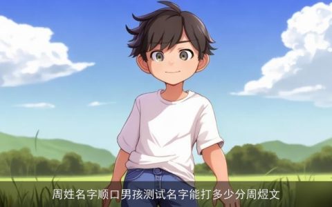 周姓名字顺口男孩测试名字能打多少分周煜文