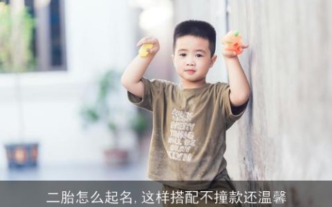 二胎怎么起名,这样搭配不撞款还温馨