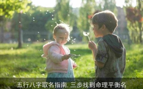 五行八字取名指南,三步找到命理平衡名