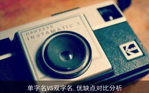 单字名VS双字名,优缺点对比分析