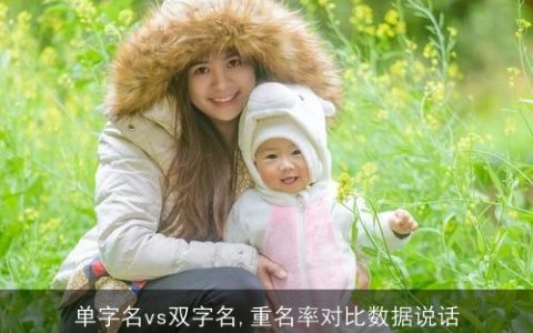 单字名vs双字名,重名率对比数据说话