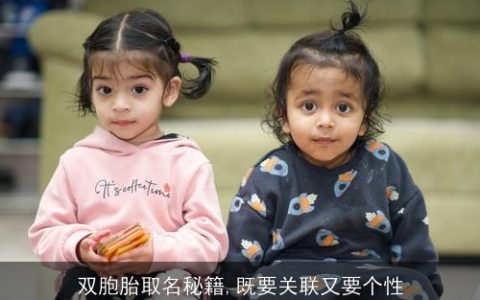 双胞胎取名秘籍,既要关联又要个性
