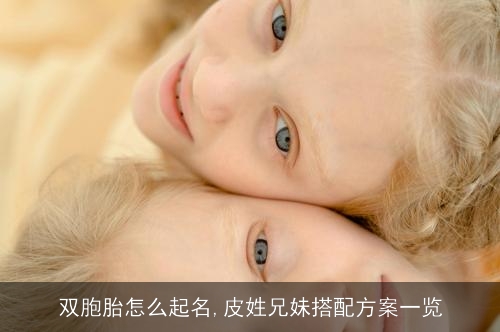 双胞胎怎么起名,皮姓兄妹搭配方案一览