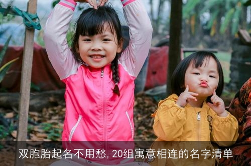 双胞胎起名不用愁,20组寓意相连的名字清单