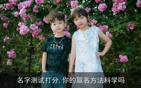 名字测试打分,你的取名方法科学吗