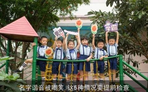 名字谐音被嘲笑,这5种情况要提前检查