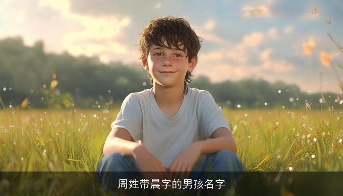 周姓带晨字的男孩名字