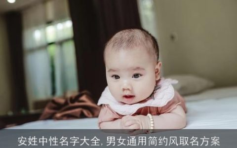 安姓中性名字大全,男女通用简约风取名方案