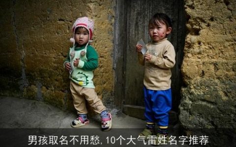 男孩取名不用愁,10个大气雷姓名字推荐
