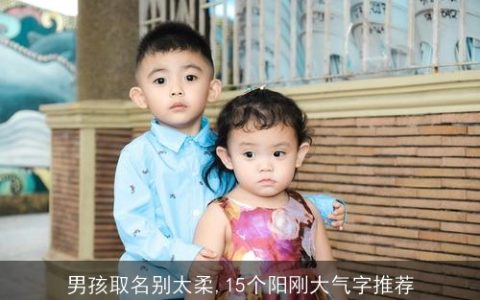 男孩取名别太柔,15个阳刚大气字推荐
