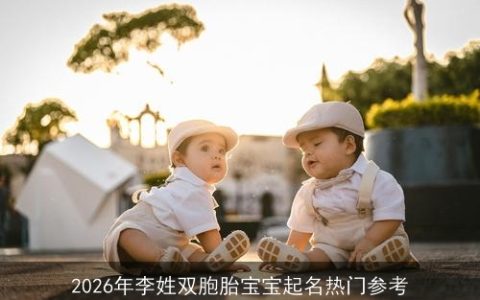 2026年李姓双胞胎宝宝起名热门参考