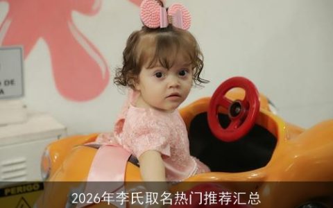 2026年李氏取名热门推荐汇总