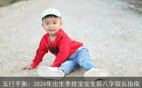 五行平衡：2026年出生李姓宝宝生辰八字取名指南
