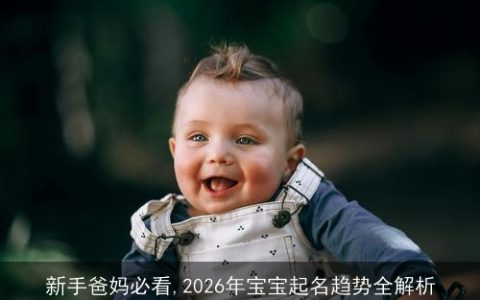 新手爸妈必看,2026年宝宝起名趋势全解析